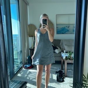 Grey vintage shift dress- XS/S